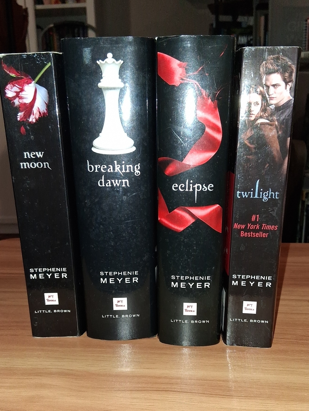 Twilight Series Hardcover Books - Black & Red